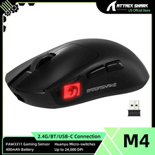 MAMBASNAKE x ATTACK SHARK M4 Ultra-Light Wireless Gaming Mouse, PAW3311 Optical picture