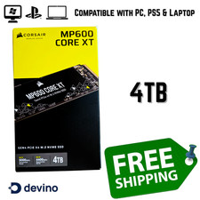 Corsair MP600 CORE XT 4TB Internal NVMe M.2 SSD | For Gaming PC, Laptop & PS5 picture