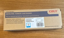Okidata Oki 43865719 Cyan Toner Cartridge 6k Genuine OEM Original picture