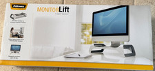 Brand New Fellowes I-Spire Series Monitor Lift up to 11kg White/Gray (CRC 93111) picture