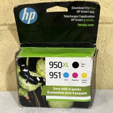 HP 950XL/951 Black/Cyan/Magenta/Yellow Ink Cartridge EXP 05/2025 picture