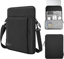 MoKo Black & Gray Laptop Sleeve Case for 13.3-14 Inch MacBook Pro & Surface Pro picture