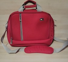 Tommy Hilfiger Red Computer Bag Travel Bag Laptop iPad Commuter Shoulder Case picture