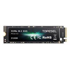 TOPESEL 512GB NVMe M.2 2280 PCIe 4.0 SSD Internal Drive 4900MB/s for PS5 Desktop picture