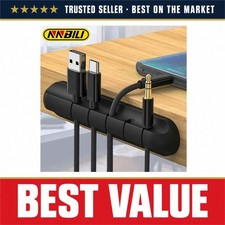 NNBILI Silicone Cable Organizer Clips USB Wire Holder Desktop Cord Management picture