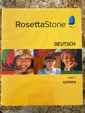 RosettaStone German (Deutsch) Level 1 Boxed Set - Win/Mac Personal Edition picture
