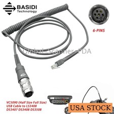 🔥US 6-Pin USB SCANNER CABLE LS3408 To VC5090 DS3508 25-71918-01R CBL-71918-11R picture