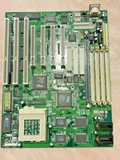 RARE VINTAGE ECS P5VX-BE SOCKET 7 CX 6X86/IBM 6X86/CX 686MX/AM K5 AT MOTHERBOARD picture
