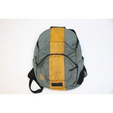 Timbuk2 Laptop Backpack Grey Mustard Yellow Ballistic Nylon Commuter Bag picture