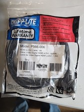 HDMI to DVI 6ft Cable High Quality TRIPPLITE P566-006. picture