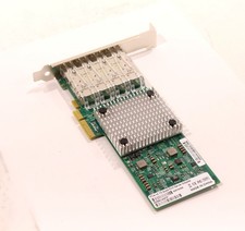 Intel 82580 Quad-Port Gigabit SFP+ PCIe Network Adapter P/N: 82580-4SFP Tested picture