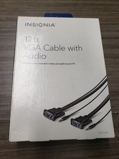 Insignia NS-PV12531 - 12 Foot VGA Cable with Audio - Computer To TV Connection picture