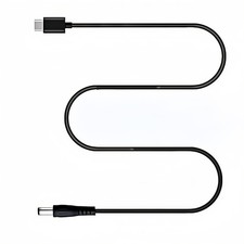 USB Type-C to 12V DC 5.5mm*2.5mm Adapter Cable 1m 39.37inches PD Charger Cord US picture