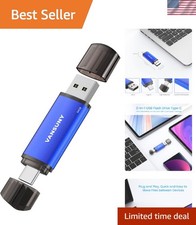 64GB USB-C & A OTG Flash Drive - Compact, Durable Storage for All Devices picture