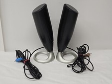 Dell MMS 5650 OEM Computer Desktop Rear Speakers: Includes Left And Right. picture