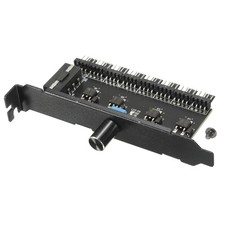 PWM Driver Module 3 Pin 4 Pin 12V PCI Cooling Fan Hub 8 Way Splitter Fan Adapter picture