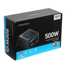 PowerSpec 500W Power Supply Fixed Cable Non-Modular ATX picture