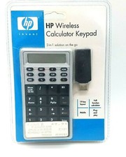 2005 HP Invent WIreless Calculator Keypad 19 USB  Receiver Rechargable Battery picture