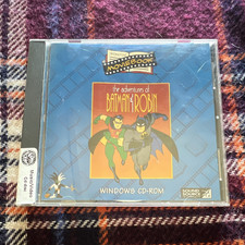 *RARE* *nostalgic* Batman & Robin Interactive Adventure MovieBook CD Windows picture