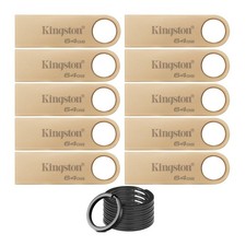 Kingston DataTraveler SE9 G3 Gen 1 220MBPS Read Speed Flash Drive 10 Pack Bundle picture