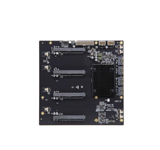 Slimsas to PCle 4.0 PLX88096 4-card GPU four-slot expansion baseboard 65mm width picture