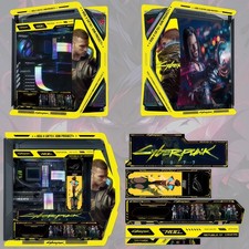 ASUS ROG HYPEION GR701 Cyberpunk Theme Customized Case + 4PC UV Light Panel Set picture