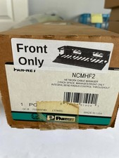 Panduit NCMHF2 Horizontal Single-Sided Cable Manager ABS 2RU 3.7