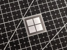 5 x Black & Silver Windows 11 Stickers For The Computer Case picture
