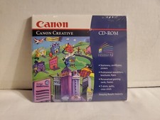 Vintage 1996 Canon Creative CD ROM For Windows Stationery picture