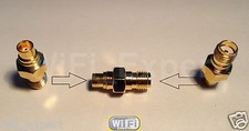 1 x Gold Plated SMA Female to MCX Female Straight RF Connector Adapter USA picture