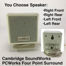 Cambridge SoundWorks PCWorks Surround 4.1 Speaker Retro Gaming U-PICK SPEAKER picture
