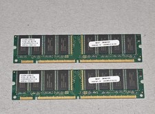 Lot of 2 Hyundai SMART 64MB PC133U-333 SDRAM DIMM Memory HYM76V8635HGT8 picture
