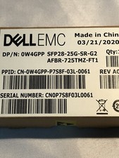 Dell/EMC 0W4GPP SFP28-25G-SR-G2 SFP-25G-SR 850nm LC AFBR-725TMZ-FT1 picture