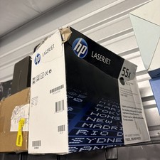 Genuine HP 55X Black CE255X High Volume Print Cartridge  DD picture