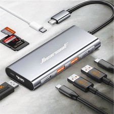 Hiearcool 8 in 1 USB C Hub UCN4084 4K 60Hz HDMI 10Gbps USB 3.2 100W PD SD Reader picture