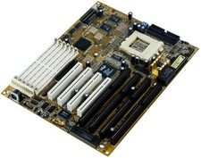 RETRO VINTAGE MOTHERBOARD GIGABYTE GA-586HX REV 1.56 SOCKET 7 SIMM ISA PCI picture