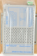 Omnitron OmniConverter GPoE+/S Gigabit PoE+ Fiber Media Converter 9519-0-19W picture