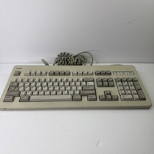 NCR Mechanical Clicky Keyboard Vintage H0150-STD1-12-17 Beige Tested and Works picture