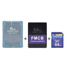 MX4SIO SIO2SD SD Card Adapter for PS2 Game Consoles+ Fortuna 64MB FMCB OPL1.2.0 picture