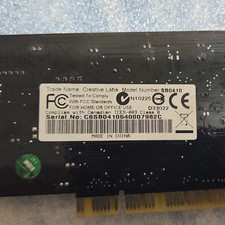 Creative Labs SB0410 PCIe x1 5.1 Internal Sound Card S/PDIF 3.5mm I/O picture