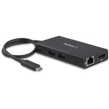 StarTech 4-in-1 USB-C Travel Dock 4K HDMI 60W PD GbE USB-A TAA picture