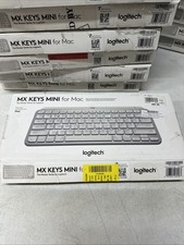 Logitech MX Keys Mini for Mac Wireless Keyboard (Pale Gray), English - US picture