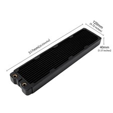 480mm copper water-cooling radiator 40mm thick G1/4 thread shipped from the US picture