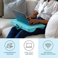 AQUA SKY - LAPGEAR ORIGINAL LAP DESK – LARGE (17.9” X 13”) | FITS UP TO 17.3” picture