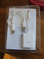 Open Box Vivitar Mobile SD and MicroSD Universal Card Reader White MOV4016 picture