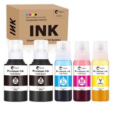 Hiipoo 522 Refill Ink Bottle Replacement Epson T522 522 (not Sublimation) picture