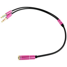  3.5mm Headphone Splitter Adapter for Mic Audio Y Splitter Cable for Microphone picture