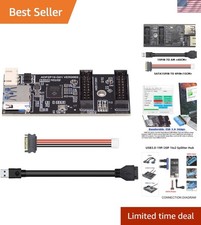 5Gbps Single 19/20Pin Header to USB 3.0 19/20Pin Dual Ports Female PCBA Type ... picture