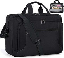 17.3 Inch Laptop Briefcase for Men Work Laptop Case Computer Bag, Large Waterpro picture