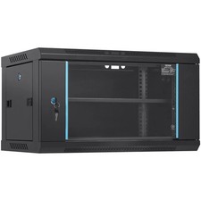 6U Wall Mount Network Server Rack Cabinet Enclosure 18'' Deep Door Lock picture